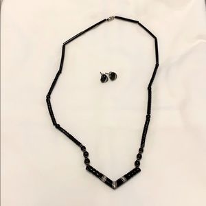 Tahitian Necklace w/ Earrings and Bracelet